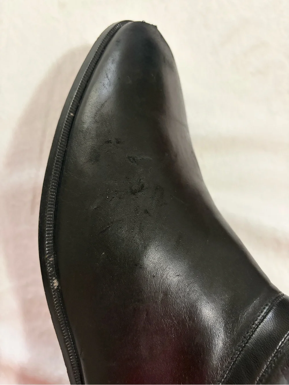 Bally Black Leather Side-Zip Boot